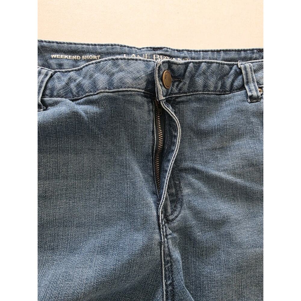 Lane Bryant Women Shorts Blue Distressed Denim Plus Size 22 - Picture 6 of 8